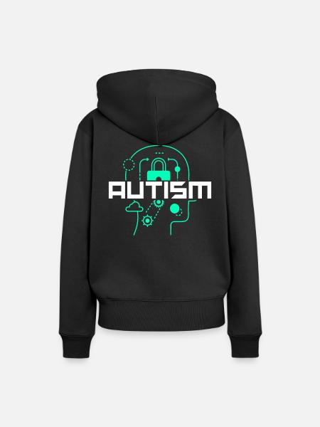 Autismus Awareness Day Autist - Frauen Premium Bio Hoodie - Schwarz