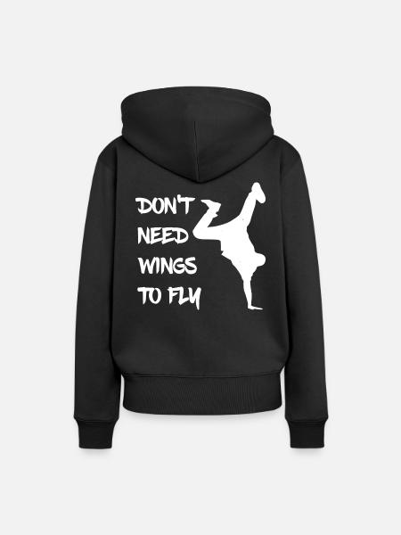 BBoy Breakdance - Frauen Premium Bio Hoodie - Schwarz