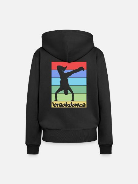 Breakdance Breakdancing - Frauen Premium Bio Hoodie - Schwarz