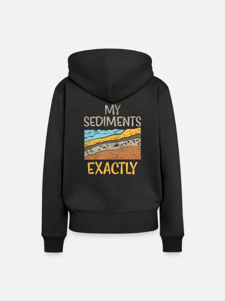 Geology My Sediments Exactly - Women’s Premium Organic Hoodie - black