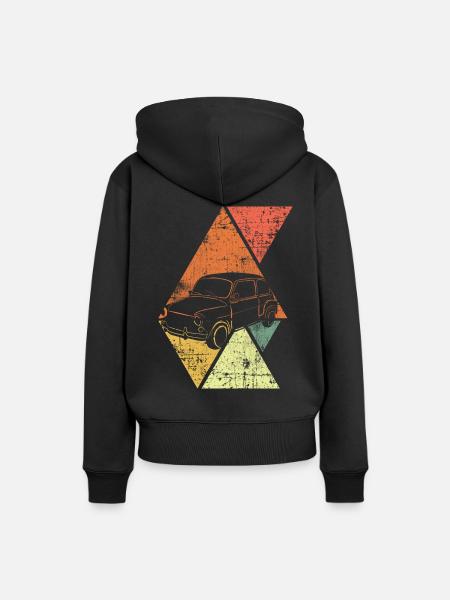 Oldtimer - Frauen Premium Bio Hoodie - Schwarz