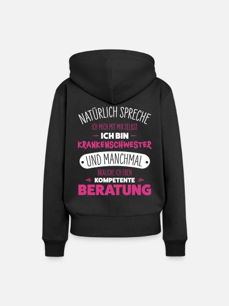 Krankenschwester - Frauen Premium Bio Hoodie - Schwarz