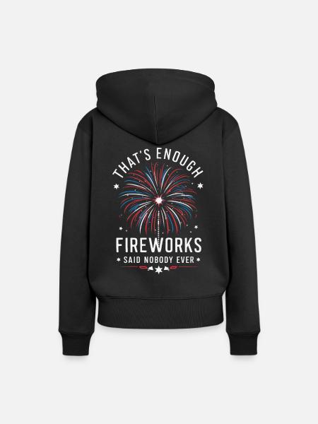 Pyrotechniker Feuerwerk Pyrotechnik - Frauen Premium Bio Hoodie - Schwarz