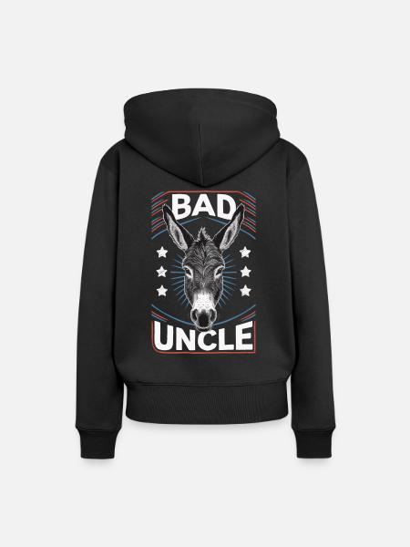 Onkel Fmilie Großonkel Onkels - Frauen Premium Bio Hoodie - Schwarz