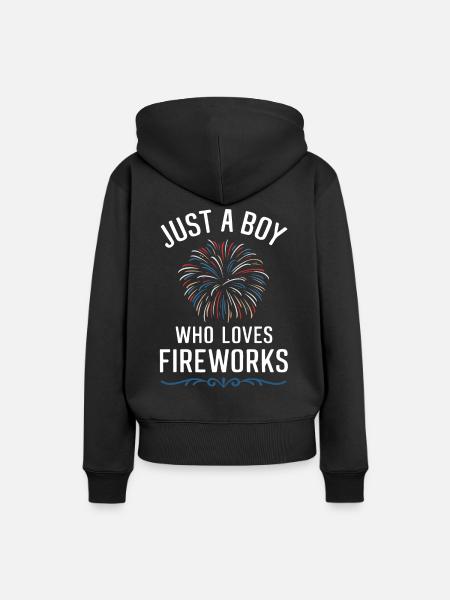 Pyrotechniker Feuerwerk Pyrotechnik - Frauen Premium Bio Hoodie - Schwarz