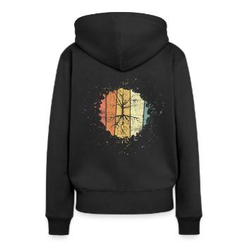 Environmental Protection Fridays for Future - Women’s Premium Organic Hoodie - black - Back - Julia (174cm)