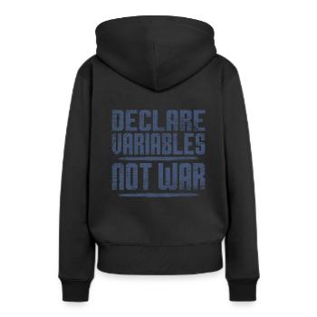informatique - Sweat à capuche Premium bio Femme - noir - Dos - Julia (174cm)