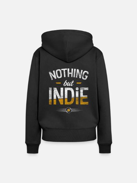 Indie Musik Rock - Frauen Premium Bio Hoodie - Schwarz