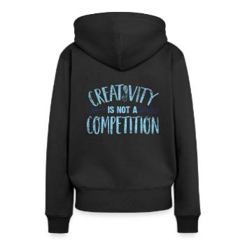 musicien - Sweat à capuche Premium bio Femme - noir - Dos - Julia (174cm)