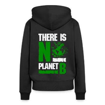 Protection de l'environnement - Sweat à capuche Premium bio Femme - noir - Dos - Julia (174cm)