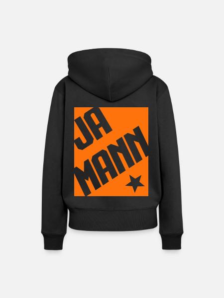 Ja Mann - Frauen Premium Bio Hoodie - Schwarz