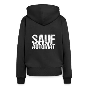 Alcool automatique Proverbe Ivrogne Boissons Mallorca Proverbe - Sweat à capuche Premium bio Femme - noir - Dos - Julia (174cm)