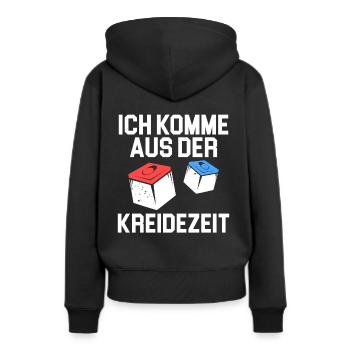 Ich Komme Aus Der Kreidezeit Snooker Pool Billard - Frauen Premium Bio Hoodie - Schwarz - Hinten - Julia (174cm)