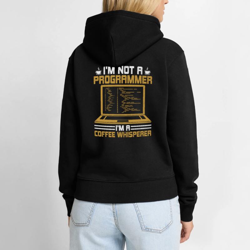 Kaffee-Codierung Programmierer Programmierer Entwickler Nerd Coff Frauen Premium Bio Hoodie