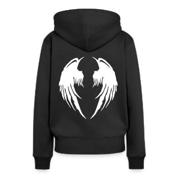 Wing Wings Angel Fallen Angel 2reborn - Women’s Premium Organic Hoodie - black - Back - Julia (174cm)