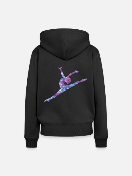 Turnen - Frauen Premium Bio Hoodie - Schwarz
