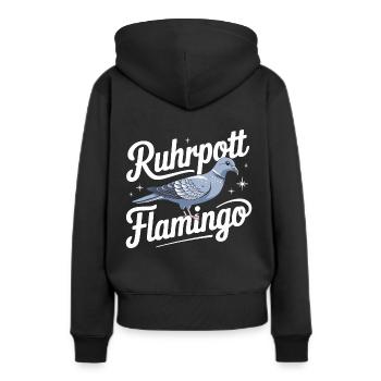 Rhénanie-du-Nord-Westphalie Rhénanie-du-Nord-Westphalie Rhénanie-du-Nord-Westphalie Allemagne Ruhrpott - Sweat à capuche Premium bio Femme - noir - Dos - Julia (174cm)