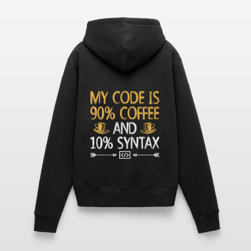 Kaffee-Codierung Programmierer Programmierer Entwickler Nerd Coff Frauen Premium Bio Hoodie