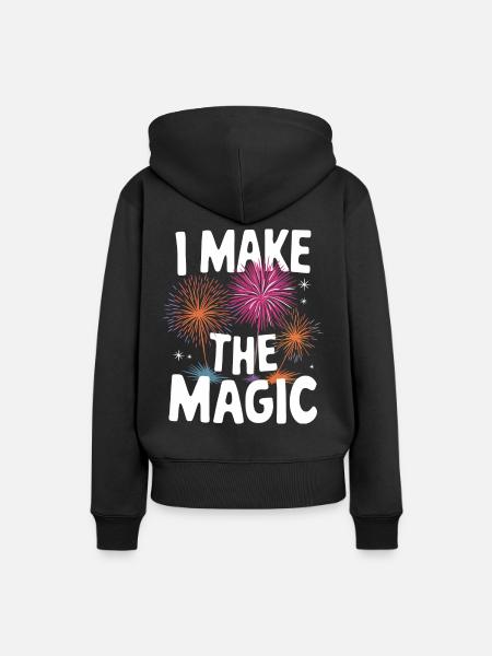 Pyrotechniker Feuerwerk Pyrotechnik - Frauen Premium Bio Hoodie - Schwarz