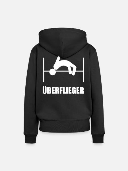 Hochsprung - Frauen Premium Bio Hoodie - Schwarz