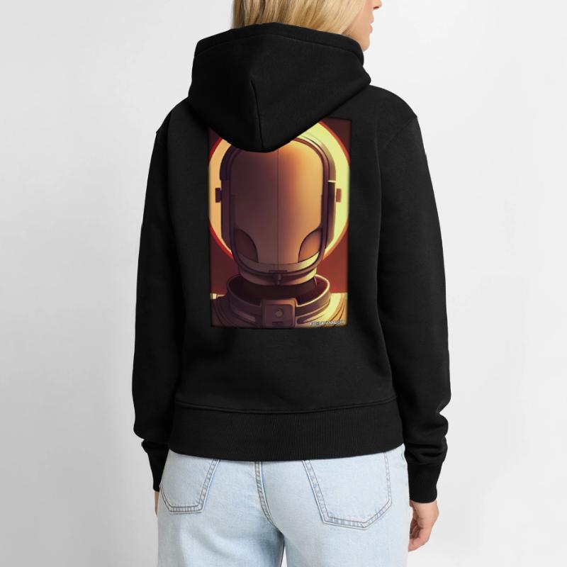 Robot Future Technology Science Android Sweat à capuche Premium bio Femme