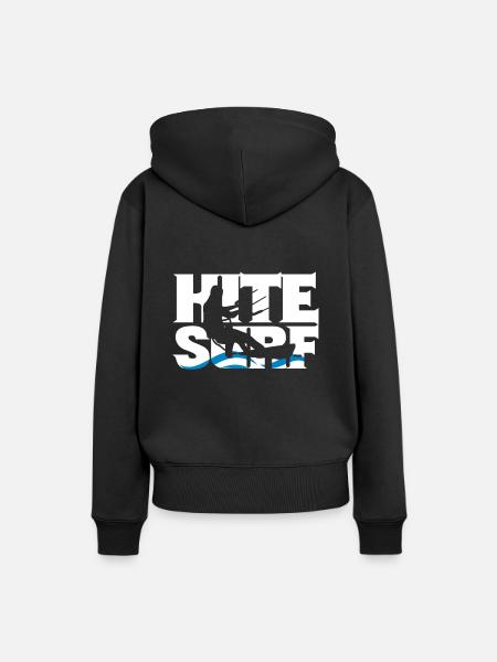 Kiteboard - Frauen Premium Bio Hoodie - Schwarz