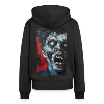 ImpreZionistic - Women’s Premium Organic Hoodie - black - Back - Julia (174cm)