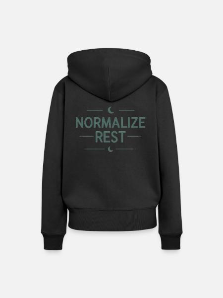 TAKE A BREAK - TIME OUT RELAXATION SAYINGS - Women’s Premium Organic Hoodie - black