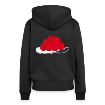 Beautiful Black Forest Bollenhut - Women’s Premium Organic Hoodie - black - Back - Julia (174cm)