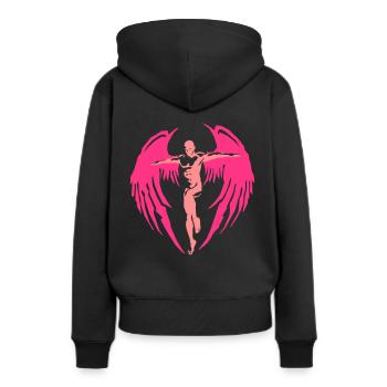 Sky Fallen Angel Angel 2reborn - Women’s Premium Organic Hoodie - black - Back - Julia (174cm)