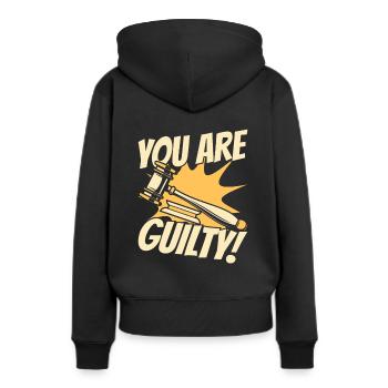 Sie sind schuldig, Rechtsberater, Generalstaatsanwalt - Frauen Premium Bio Hoodie - Schwarz - Hinten - Julia (174cm)