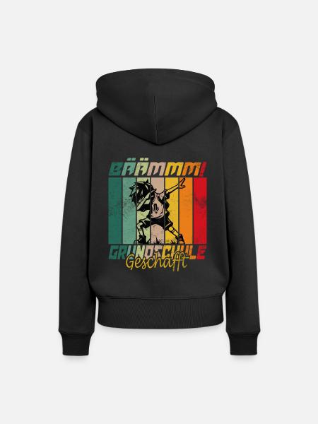 Grundschule Abschluss Grundschüler Abgänger Junge - Frauen Premium Bio Hoodie - Schwarz