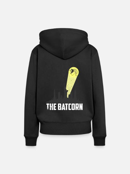 superhero unicorn - Frauen Premium Bio Hoodie - Schwarz