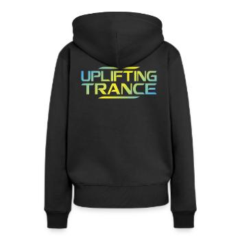 Uplifting Trance Music | Goa Psy Acid Festival - Women’s Premium Organic Hoodie - black - Back - Julia (174cm)