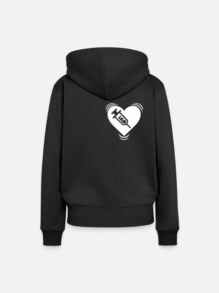 Krankenschwester - Frauen Premium Bio Hoodie - Schwarz