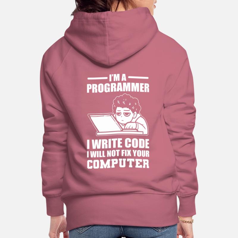 Programming Humor Software Developer Women’s Premium Organic Hoodie