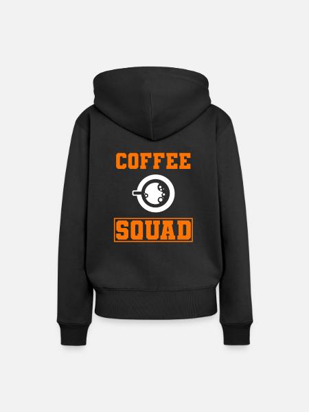 Kaffeeliebhaber Café -Arbeiter - Frauen Premium Bio Hoodie - Schwarz
