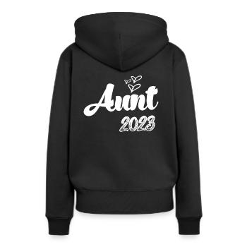 Ask Aunt 2023 Godi Ask Baptism Baby - Women’s Premium Organic Hoodie - black - Back - Julia (174cm)