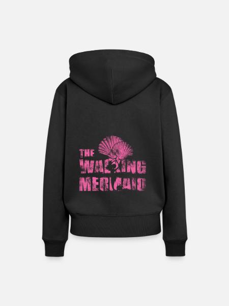 Meerjungfrau - Frauen Premium Bio Hoodie - Schwarz