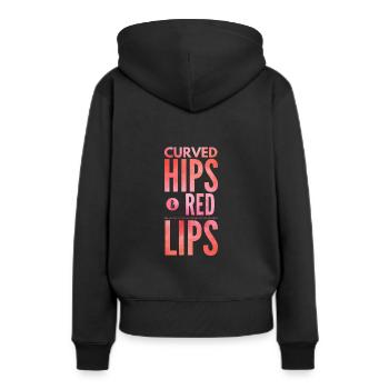Funny Sayings Humor Citation Cool Cadeau drôle - Sweat à capuche Premium bio Femme - noir - Dos - Julia (174cm)