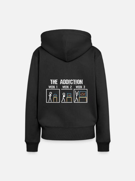 Aquarium Die Sucht - Frauen Premium Bio Hoodie - Schwarz