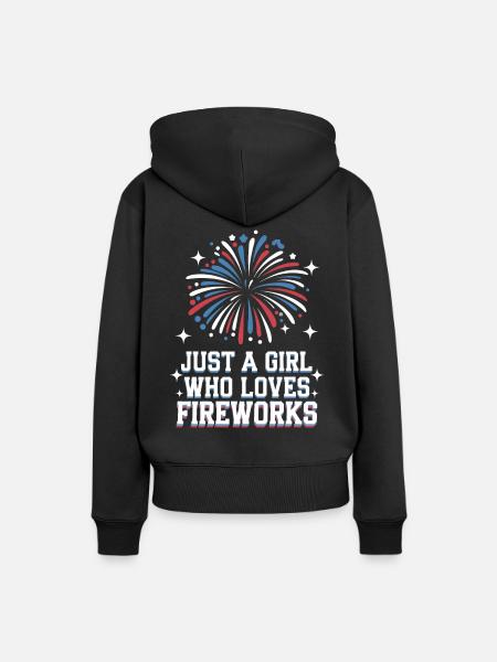 Pyrotechniker Feuerwerk Pyrotechnik - Frauen Premium Bio Hoodie - Schwarz