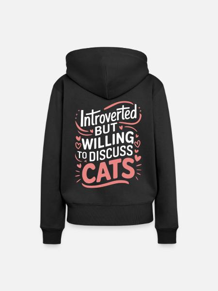 Introvertierter asozialer introvertierter - Frauen Premium Bio Hoodie - Schwarz