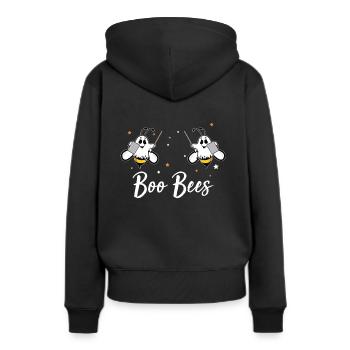 Boo Bees Teacher Lady Funny Halloween Costume - Frauen Premium Bio Hoodie - Schwarz - Hinten - Julia (174cm)