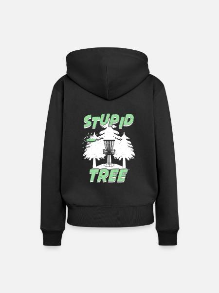 Lustiges Discgolf Discgolfer Geschenk - Frauen Premium Bio Hoodie - Schwarz