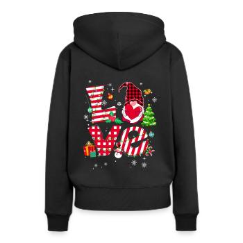 Being Aunt Is A Little Bit Parent Teach - Frauen Premium Bio Hoodie - Schwarz - Hinten - Julia (174cm)