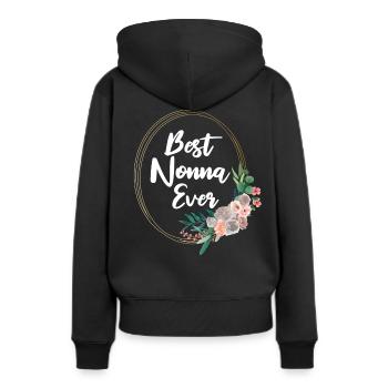 Best Grandma in the World Italian Grandma Swiss Grandma - Women’s Premium Organic Hoodie - black - Back - Julia (174cm)