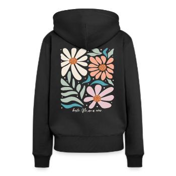 Beste Mama Ever Muttertag Geburtstag Geschenk - Frauen Premium Bio Hoodie - Schwarz - Hinten - Julia (174cm)