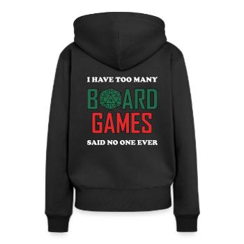 Jeu de rôle Rpg Jeu de plateau Jeux - Sweat à capuche Premium bio Femme - noir - Dos - Julia (174cm)