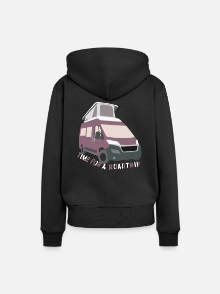 Roadtrip Time - Women’s Premium Organic Hoodie - black
